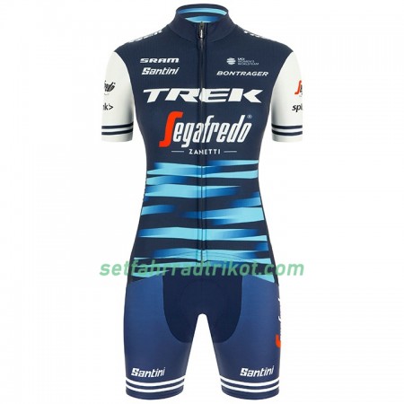 Fahrradbekleidung Radtrikot Kurzarm + Radhose Kurze 2020 Trek-Segafredo Damen N003